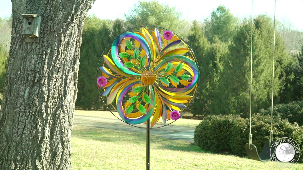 Colorful Tailfeathers Wind Spinner