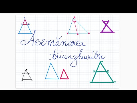 Asemanarea triunghiurilor