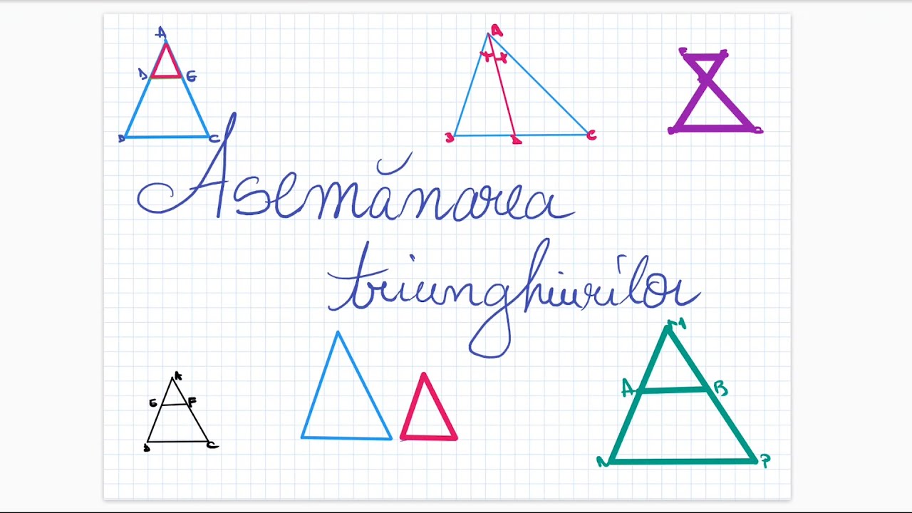 Asemanarea triunghiurilor