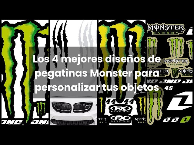 Vídeo relacionado con XUZOPIM Pegatinas Reflectantes Monster Energy Pegatinas Moto Resistentes Al Agua Casco De Moto Monopatín Coche Y Motos De Crucero Rojo