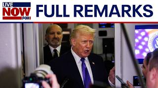 FULL: President Trump talks Iran, Obama video, & more on AF1