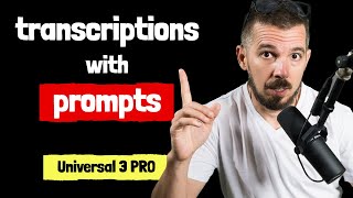 The first transcription model with prompts