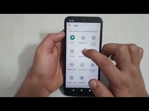 Motorola e32 status bar customise setting, how to customise status bar in Motorola e32