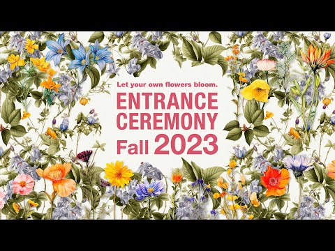 Ritsumeikan APU September 2023 Entrance Ceremony/立命館アジア太平洋大学2023年9月入学式