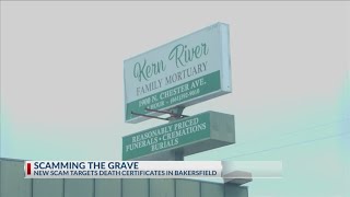 New scam targeting loved ones of the deceased with death certificates