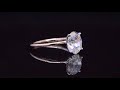 Thin Solitaire Diamond Engagement Ring
