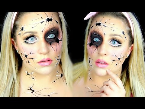 Cracked Doll Makeup Tutorial | Doll Halloween Makeup