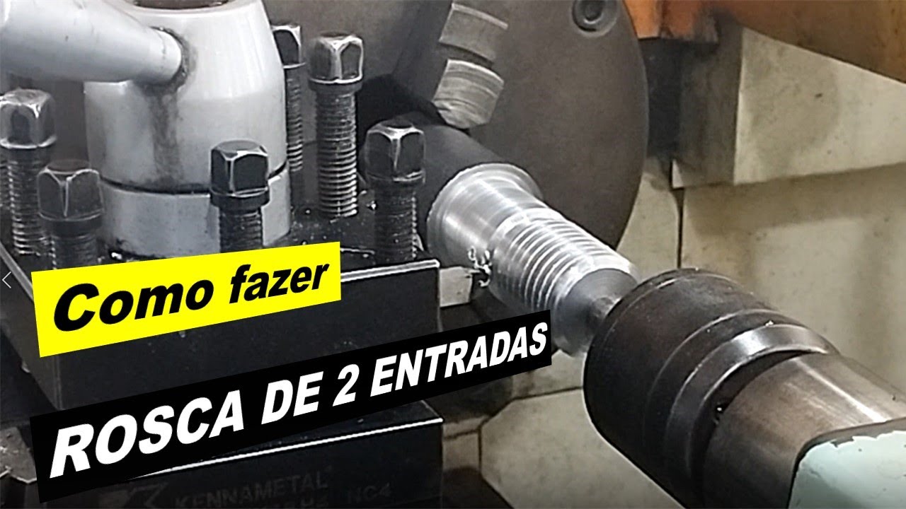 COMO FAZER ROSCA DE 2 ENTRADAS NO TONO MECÂNICO