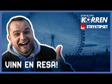 Stryktipskorren: Vinn en resa!
