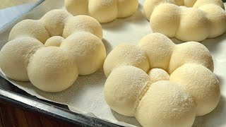 可愛いお花の白パン！マーガレットのレシピ