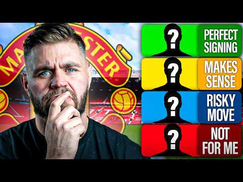Ranking Manchester United's Midfield Targets! Tier List
