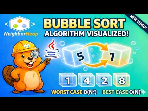 Bubble Sort Algorithm Explained Step By Step Visually Java Neighborheap