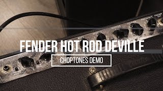 Video thumbnail for Fender Hot Rod Deville 2x12 USA | Playthrough Demo by ChoptonesOfficial