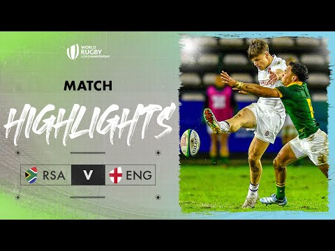 DOWN TO THE WIRE! | South Africa v England | World Rugby U20 Championship 2024 Match Highlights