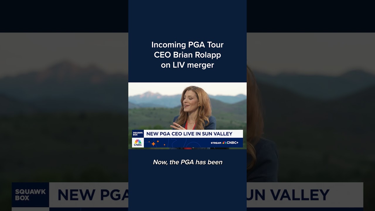 Incoming PGA Tour CEO Brian Rolapp on LIV merger