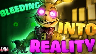 Cover art for bleeding into realality