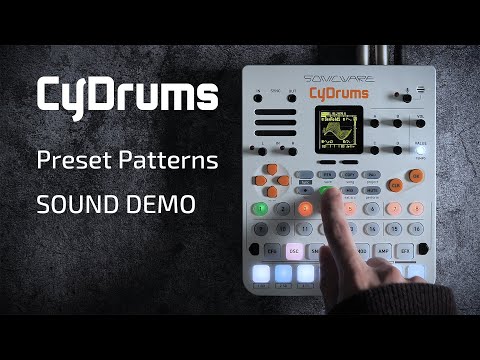 CyDrums | Expressive Drum Synthesizer [Preset Patterns SOUND DEMO - Preview]