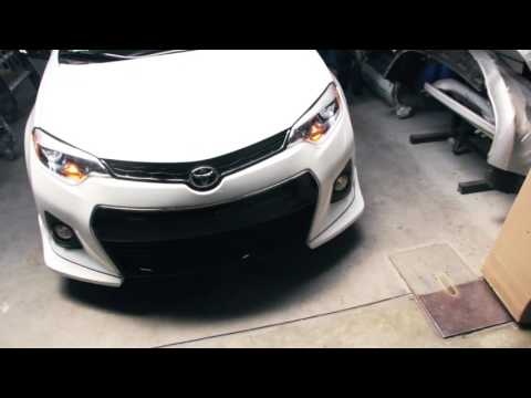 COROLLA 2014/2016 - BODY KIT Z TYPE - VIDEO INSTALATION FRONT SIDE