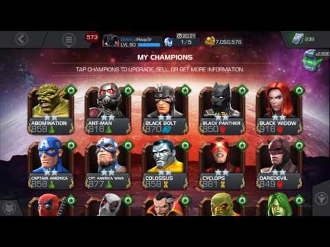 Mcoc: 400k Player Rating Roster Showcase