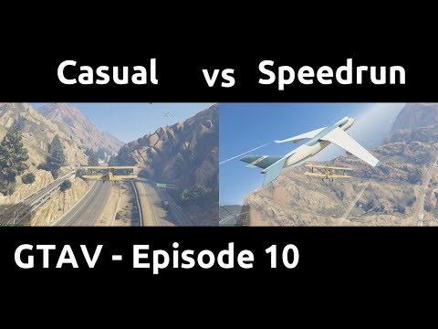 Casual VS Speedrun in GTAV #10 - Ignoring Rockstar's Instructions