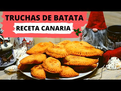 TRUCHAS DE BATATA CANARIAS | POSTRE CANARIO