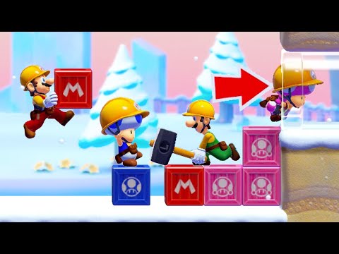 Super Mario Maker 2 - Online Multiplayer Versus #61 (4 Players)