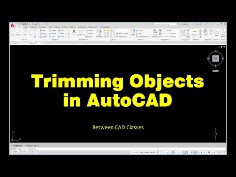 Trimming Objects in AutoCAD