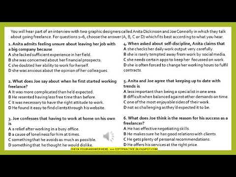 C1 英文聽力模擬考 || 專訪兩位平面設計師！ (CEPT Practice C1 Level || Extended Listening about an interview with two graphic designers)