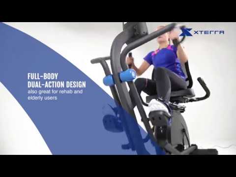 ​Видеообзор горизонтального степпера XTERRA RSX1500​