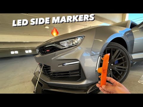 2020 CAMARO SS LED SIDE MARKER INSTALL