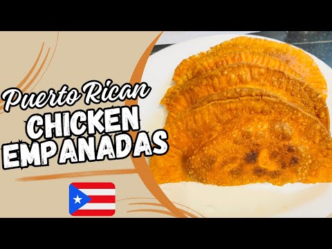 Puerto Rican Chicken Empanadas Recipe | Empanadillas de Pollo
