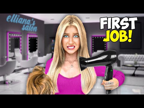 I OPENED A SALON FOR 24 HOURS **First Job** 💅