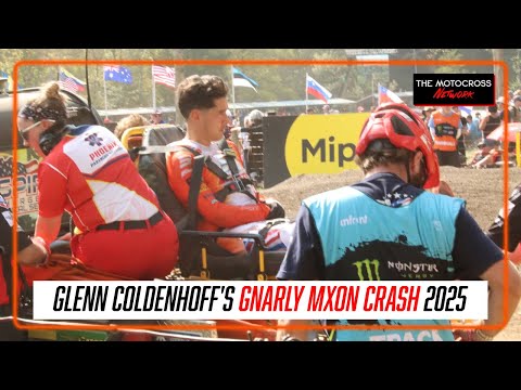 Glenn Coldenhoff erleidet einen schweren Unfall im Qualifying | Motocross Of Nations 2025