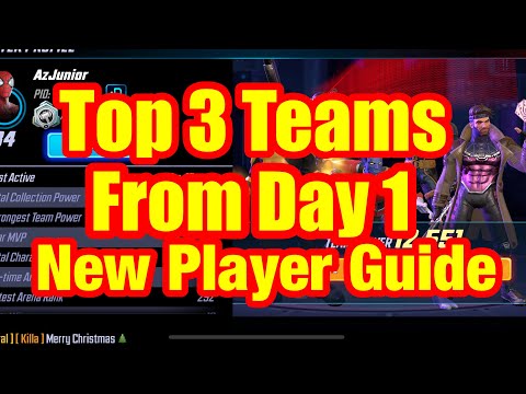 Top 3 Teams to Farm from Day 1 | Day 10 Update Marvel Strike Force Beginner's Guide | Free to Play