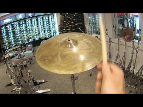 Quick Demo of a Sabian XSR Monarch Ride Cymbal 20in
