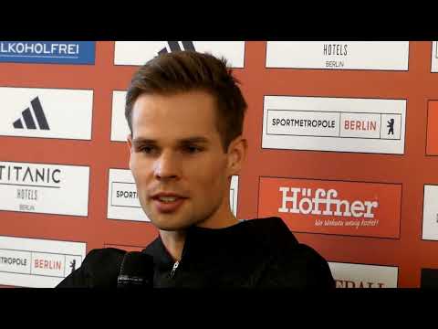 Sebastian Hendel, Samuel Fitwi, Aaron Bienenfeld Deutsche Läufer Berlin Halbmarathon April 2023