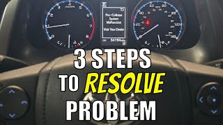 How to Fix Toyota Pre-Collision System Malfunction Warning ⚠️ | DIY | 4K