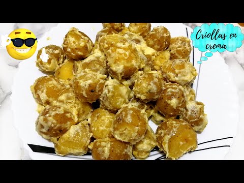 Cómo hace Papas criolla en crema de leche Solo 10 MINUTOS 3 INGREDIENTES |Recetas de cocina fácil