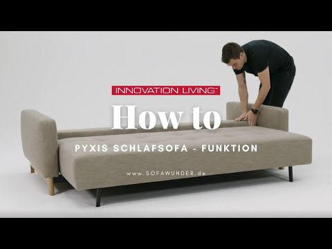 HOW TO: Schlafsofa PYXIS von Innovation® - Bettfunktion erklärt! | Sofawunder.de