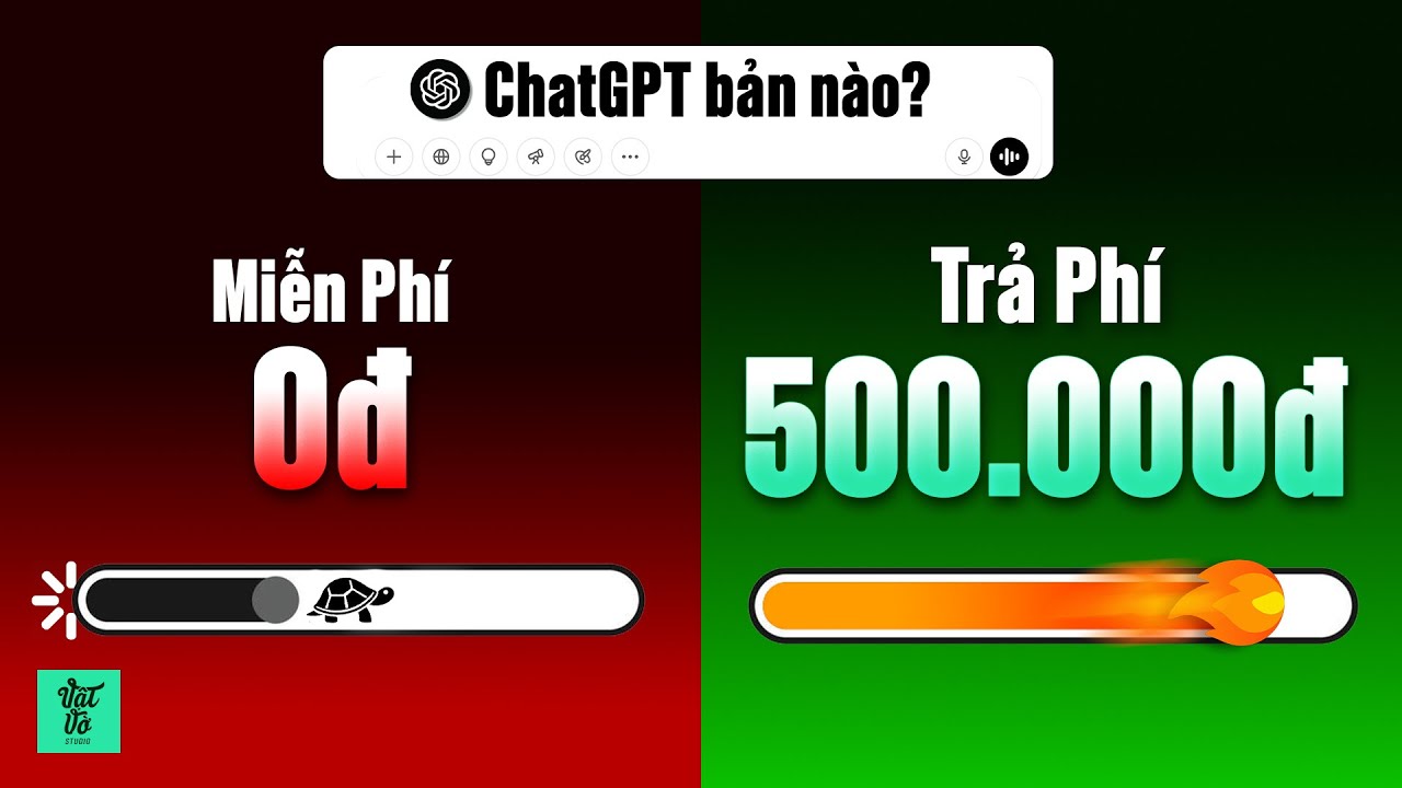 Nên dùng ChatGPT MIỄN PHÍ hay TRẢ PHÍ 500.000đ/tháng?