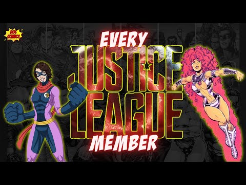 Justice League - The complete roster throughout history