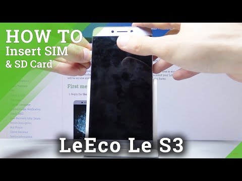 How to Insert Nano SIM Card in LeEco Le S3 – Install SIM