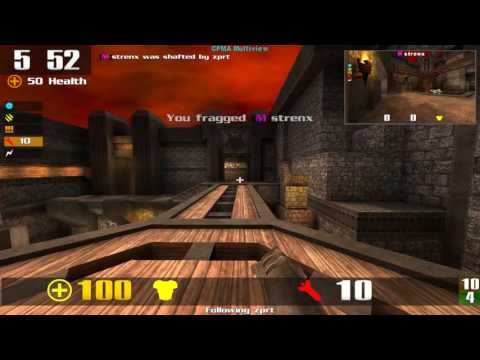 Quake 3 CPMA: EMS4 Q3Duel - strenx vs Spart1e - Map2