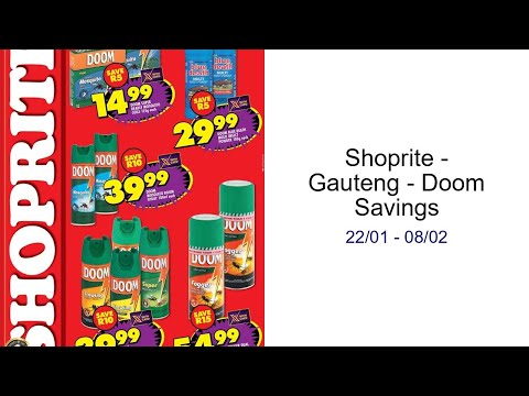 Shoprite - Gauteng - Doom Savings  22/01 - 08/02