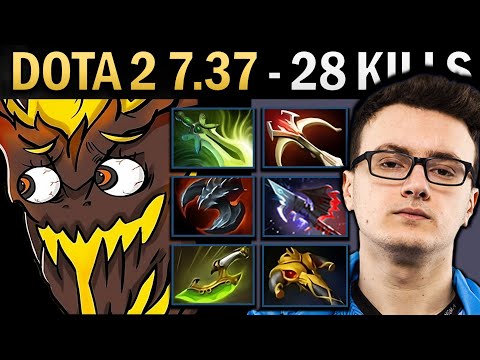 Shadow Fiend Gameplay Miracle with Butterfly and 28 Kills - TI14