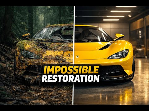 Thumbnail for Impossible Restoration: Destroyed Ferrari Pininfarina Sergio Found Abandoned in a Forest by Pininfarina Sergio
