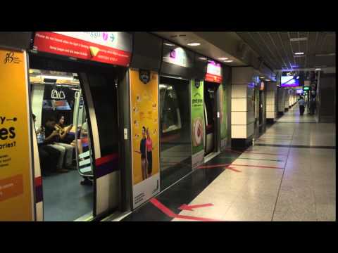 SBS Transit North East Line Doors Closing from NE3 Outram Park