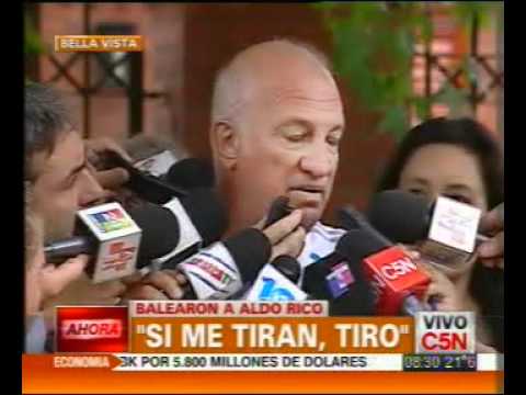 C5N - Aldo Rico was robbed and shot