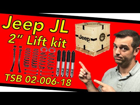 2 inch Lift kit ⚠️ TSB 02-006-18 ⚠️ 2018 Jeep JL Wrangler