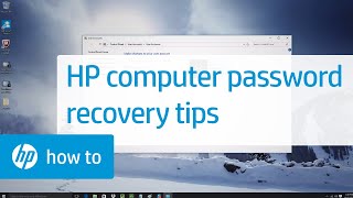 HP Computer Password Recovery and Tips: HP How To For You | HP Computers | @HPSupport